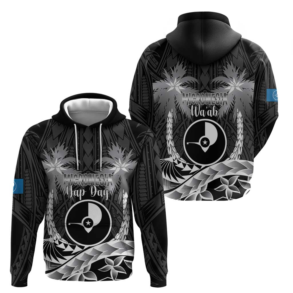 FSM Yap Day Zip Hoodie 2025 Wa'ab Micronesia Black Color LT14 - Polynesian Pride
