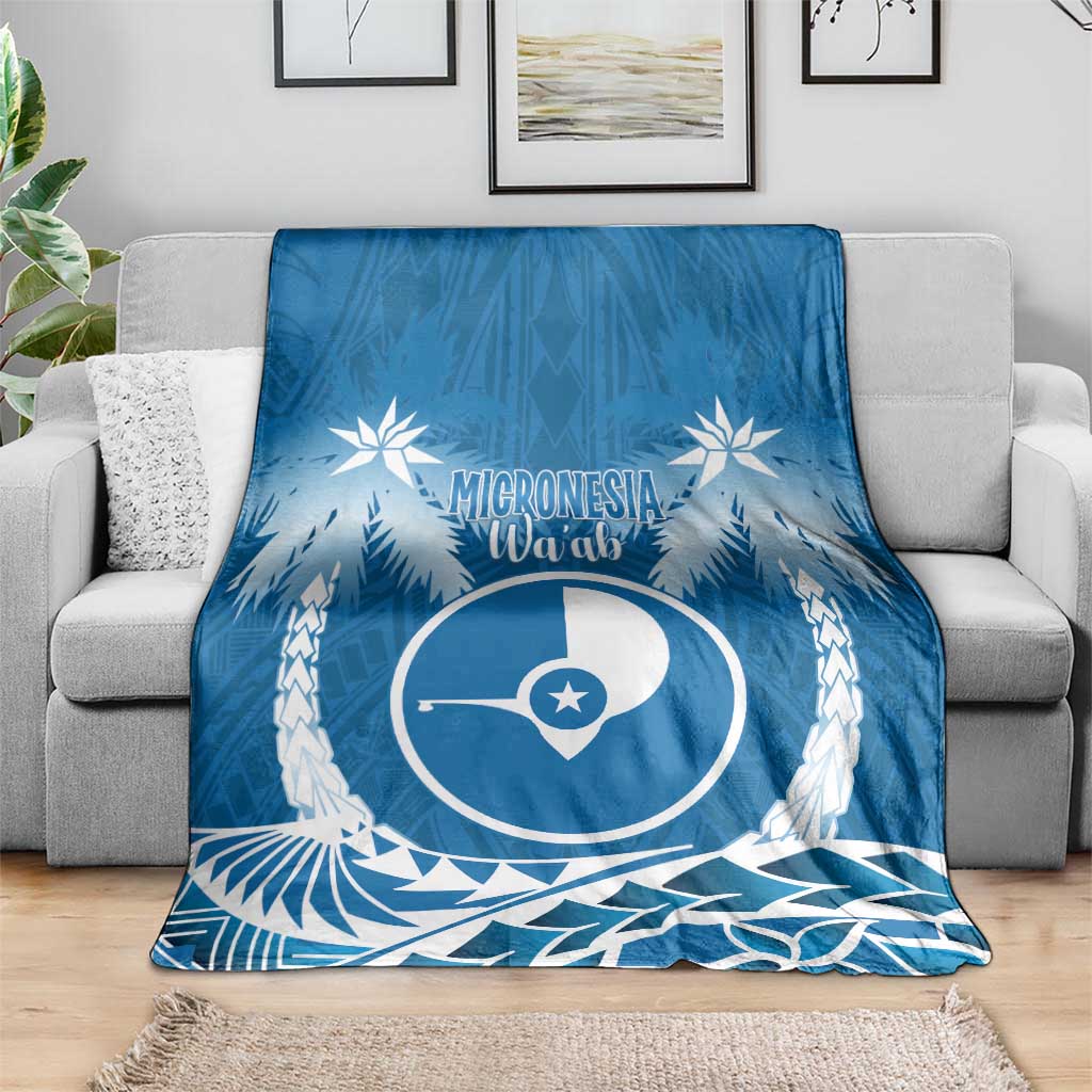 FSM Yap Day Blanket 2025 Wa'ab Micronesia Flag Color