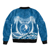FSM Yap Day Bomber Jacket 2025 Wa'ab Micronesia Flag Color LT14 - Polynesian Pride