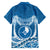 FSM Yap Day Family Matching Off The Shoulder Long Sleeve Dress and Hawaiian Shirt 2025 Wa'ab Micronesia Flag Color
