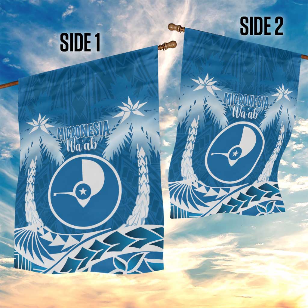 FSM Yap Day Garden Flag 2025 Wa'ab Micronesia Flag Color