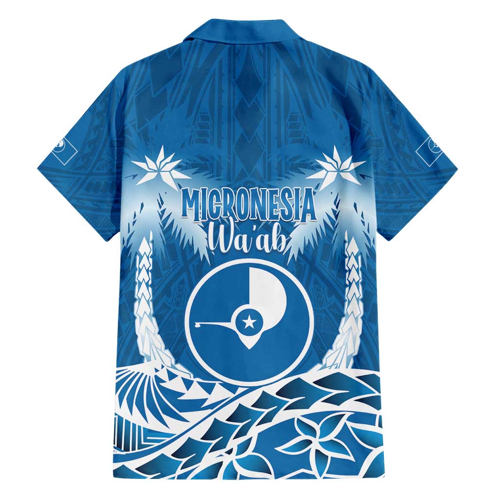 FSM Yap Day Hawaiian Shirt 2025 Wa'ab Micronesia Flag Color