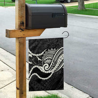 Aloha Hawaii Kalo Pikake Lei Garden Flag Chest Tattoo Black Hawaiian Pattern LT14 - Polynesian Pride