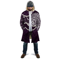 Aloha Hawaii Kalo Pikake Lei Cloak Chest Tattoo Purple Hawaiian Pattern