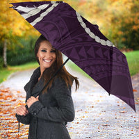 Aloha Hawaii Kalo Pikake Lei Umbrella Chest Tattoo Purple Hawaiian Pattern LT14 - Polynesian Pride