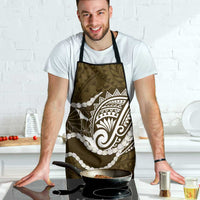 Aloha Hawaii Kalo Pikake Lei Apron Chest Tattoo Gold Hawaiian Pattern