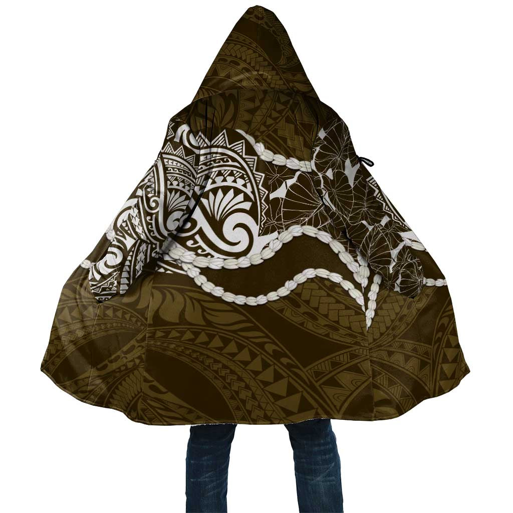 Aloha Hawaii Kalo Pikake Lei Cloak Chest Tattoo Gold Hawaiian Pattern