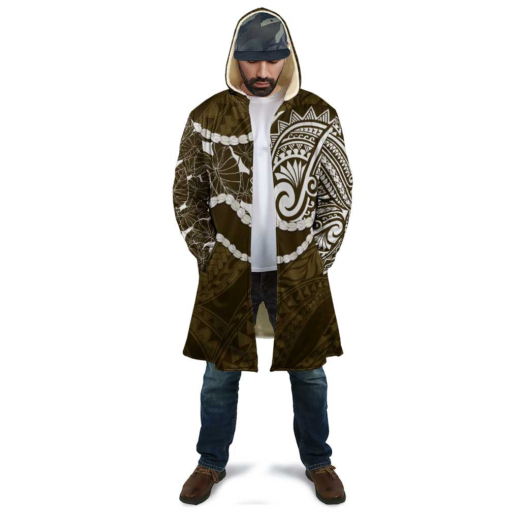 Aloha Hawaii Kalo Pikake Lei Cloak Chest Tattoo Gold Hawaiian Pattern