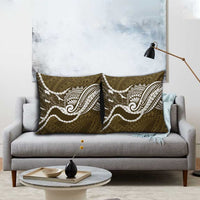 Aloha Hawaii Kalo Pikake Lei Pillow Cover Chest Tattoo Gold Hawaiian Pattern LT14 - Polynesian Pride