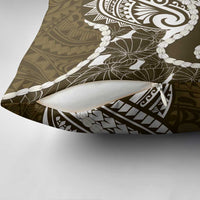 Aloha Hawaii Kalo Pikake Lei Pillow Cover Chest Tattoo Gold Hawaiian Pattern LT14 - Polynesian Pride