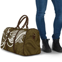 Aloha Hawaii Kalo Pikake Lei Travel Bag Chest Tattoo Gold Hawaiian Pattern