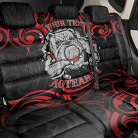 Personalised Aotearoa Bulldog Back Car Seat Cover NZ Maori Tattoo
