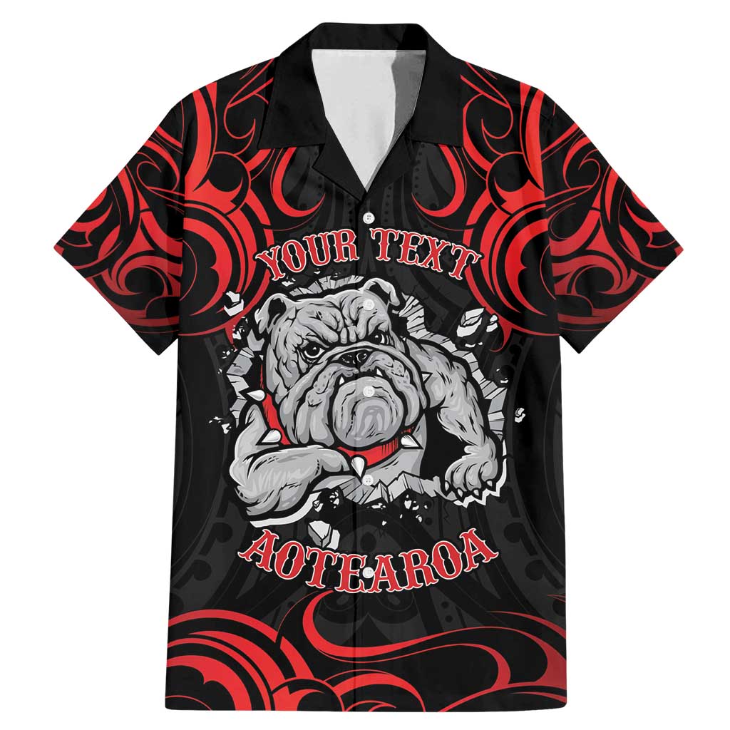 Personalised Aotearoa Bulldog Family Matching Mermaid Dress and Hawaiian Shirt NZ Maori Tattoo