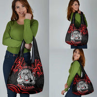Personalised Aotearoa Bulldog Grocery Bag NZ Maori Tattoo
