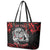 Personalised Aotearoa Bulldog Leather Tote Bag NZ Maori Tattoo