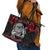 Personalised Aotearoa Bulldog Leather Tote Bag NZ Maori Tattoo