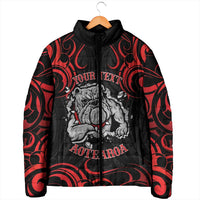 Aotearoa Bulldog Padded Jacket NZ Maori Tattoo - Polynesian Pride