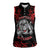 Personalised Aotearoa Bulldog Women Sleeveless Polo Shirt NZ Maori Tattoo