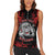 Personalised Aotearoa Bulldog Women Sleeveless Polo Shirt NZ Maori Tattoo