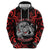 Personalised Aotearoa Bulldog Zip Hoodie NZ Maori Tattoo