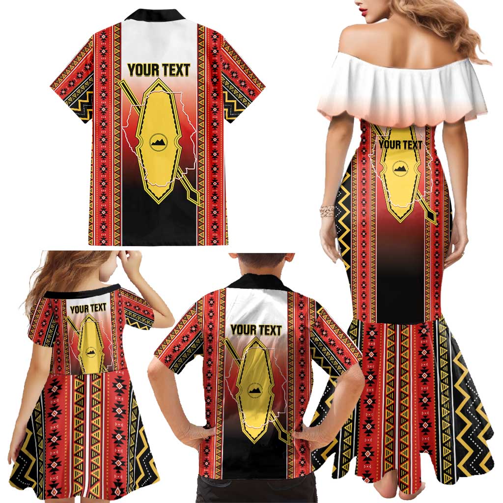 Personalised Bukidnon Philippines Family Matching Mermaid Dress and Hawaiian Shirt The Food Basket of Region X