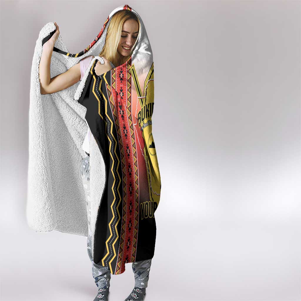 Personalised Bukidnon Philippines Hooded Blanket The Food Basket of Region X