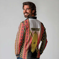 Personalised Bukidnon Philippines Long Sleeve Polo Shirt The Food Basket of Region X