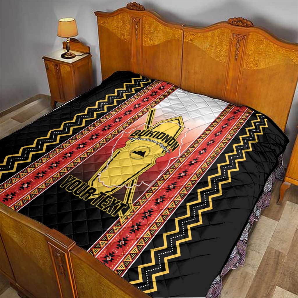 Personalised Bukidnon Philippines Quilt The Food Basket of Region X