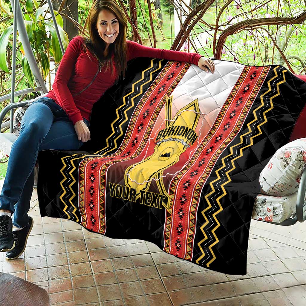 Personalised Bukidnon Philippines Quilt The Food Basket of Region X