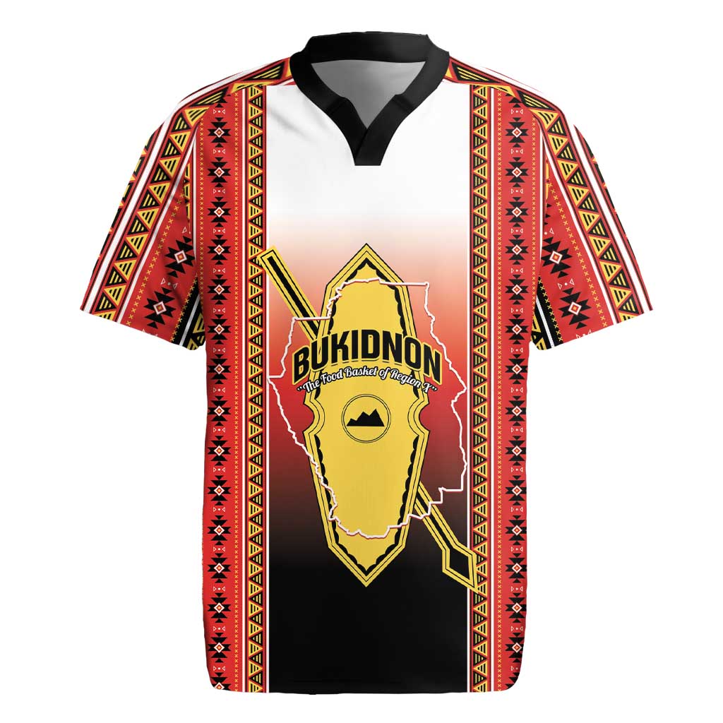 Personalised Bukidnon Philippines Rugby Jersey The Food Basket of Region X LT14 Red - Polynesian Pride