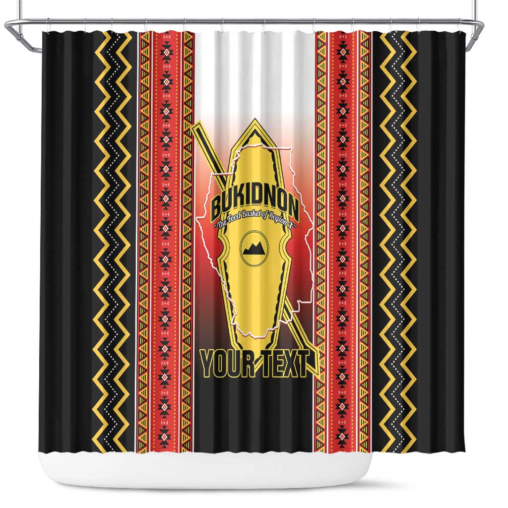 Personalised Bukidnon Philippines Shower Curtain The Food Basket of Region X