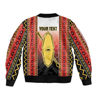 Personalised Bukidnon Philippines Sleeve Zip Bomber Jacket The Food Basket of Region X