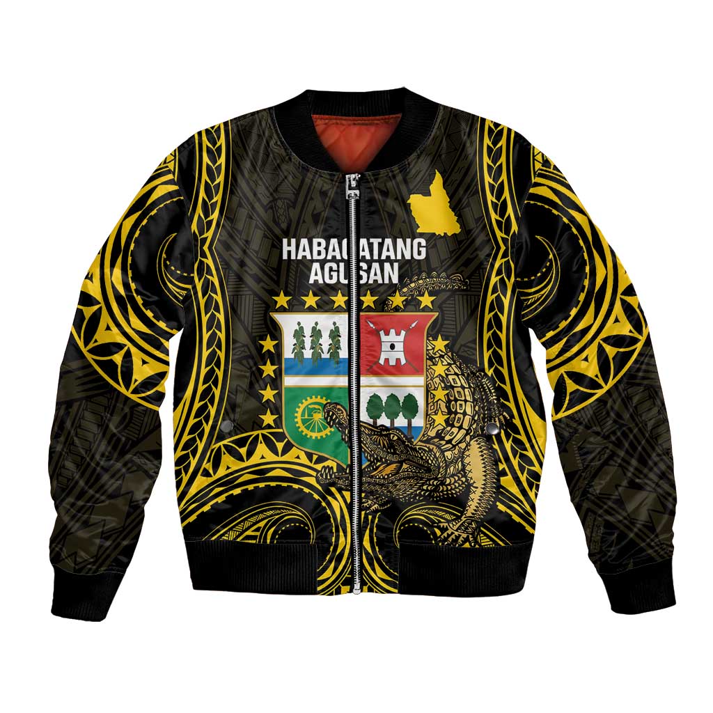 Agusan del Sur Philippines Bomber Jacket Habagatang Agusan Lolong