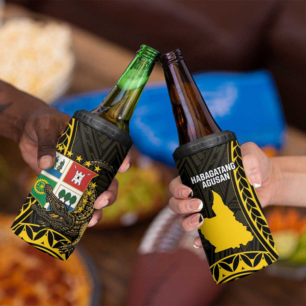 Agusan del Sur Philippines 4 in 1 Can Cooler Tumbler Habagatang Agusan Lolong