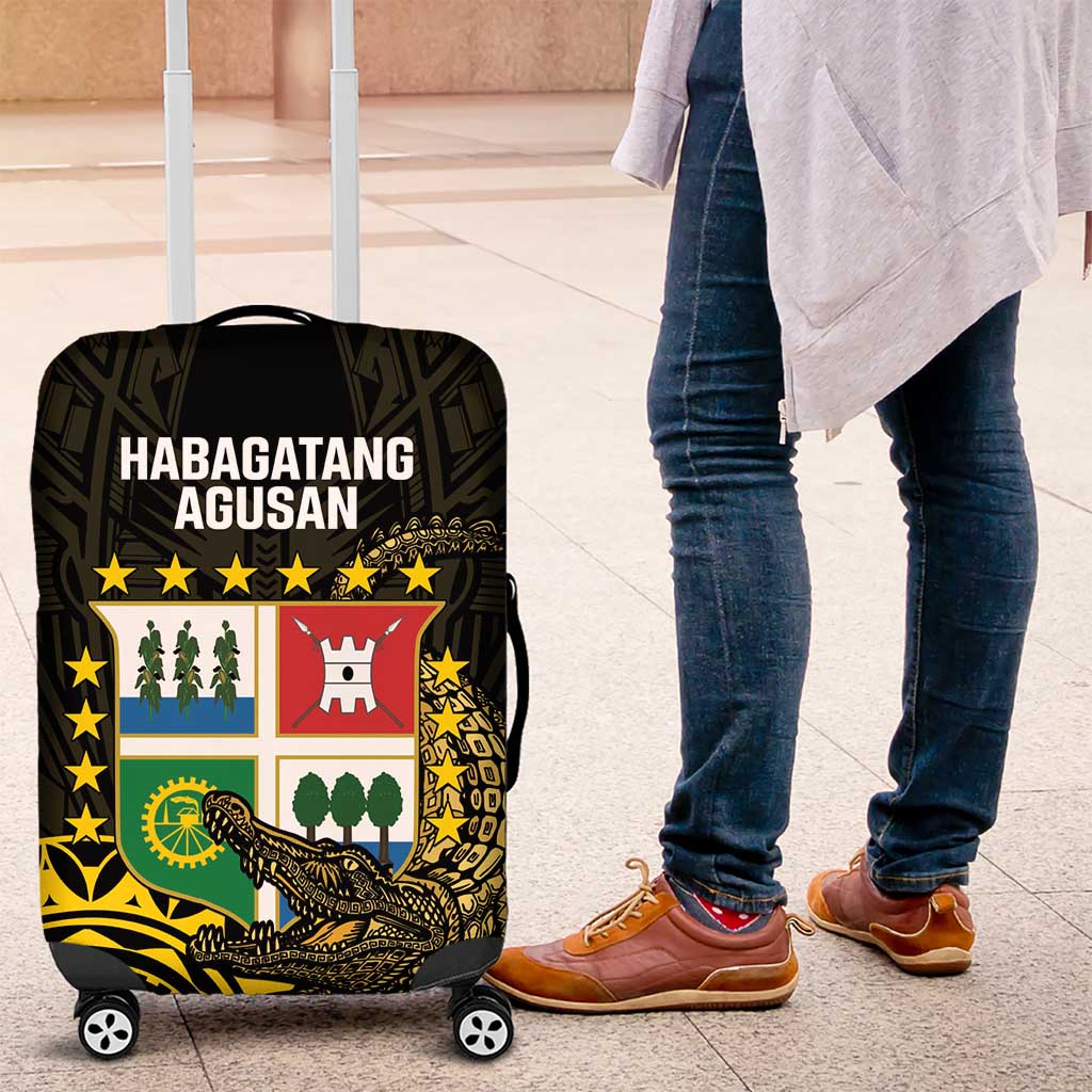 Agusan del Sur Philippines Luggage Cover Habagatang Agusan Lolong