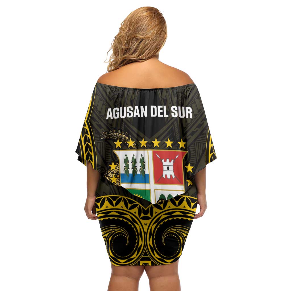Agusan del Sur Philippines Off Shoulder Short Dress Habagatang Agusan Lolong