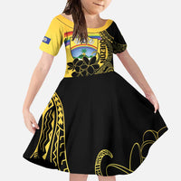 Quezon Province Family Matching Short Sleeve Bodycon Dress and Hawaiian Shirt Cocolandia Philippines Turtle