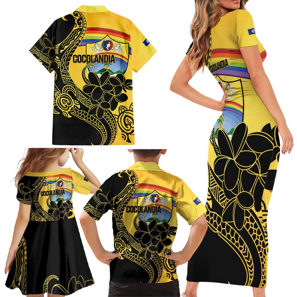 Quezon Province Family Matching Short Sleeve Bodycon Dress and Hawaiian Shirt Cocolandia Philippines Turtle