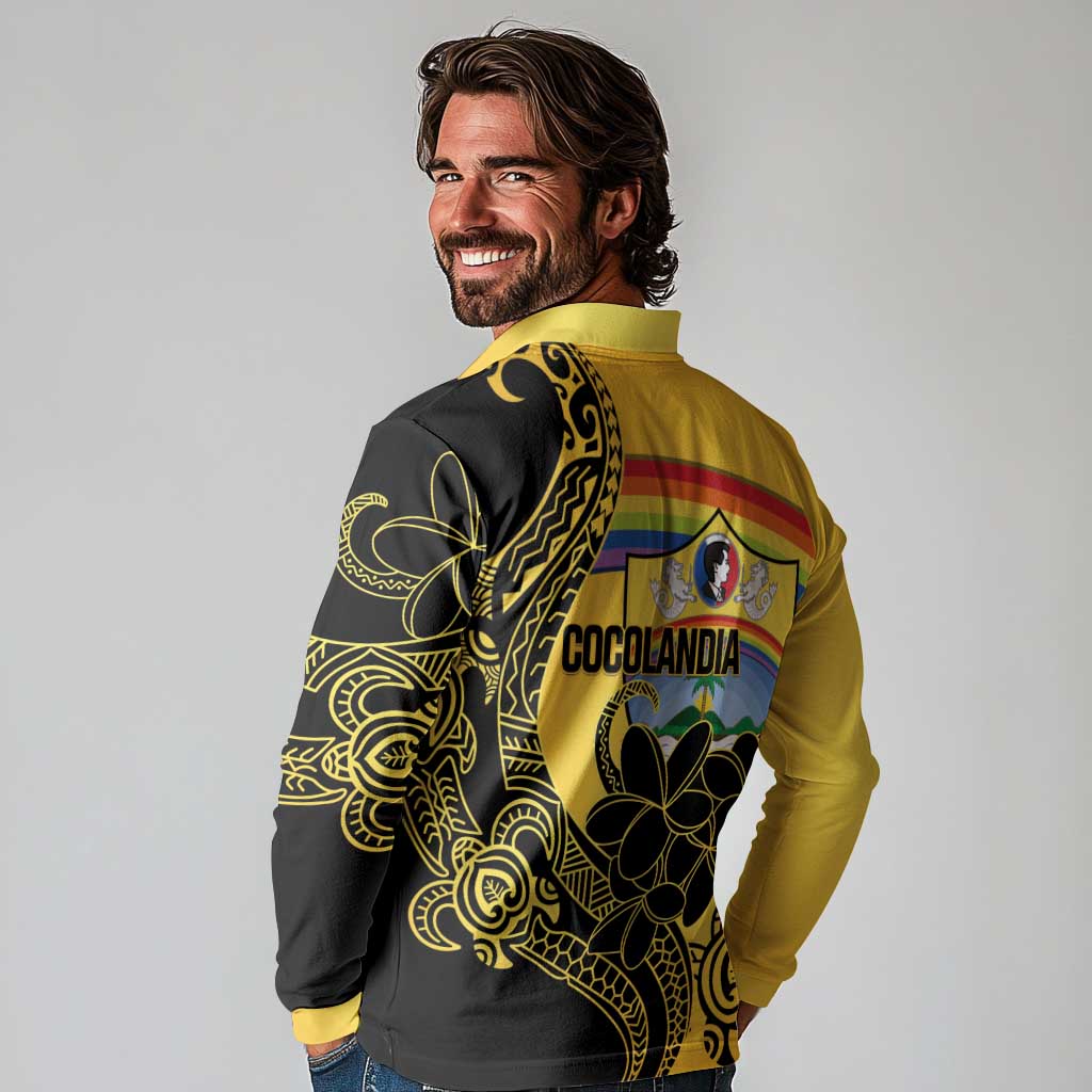 Quezon Province Long Sleeve Polo Shirt Cocolandia Philippines Turtle