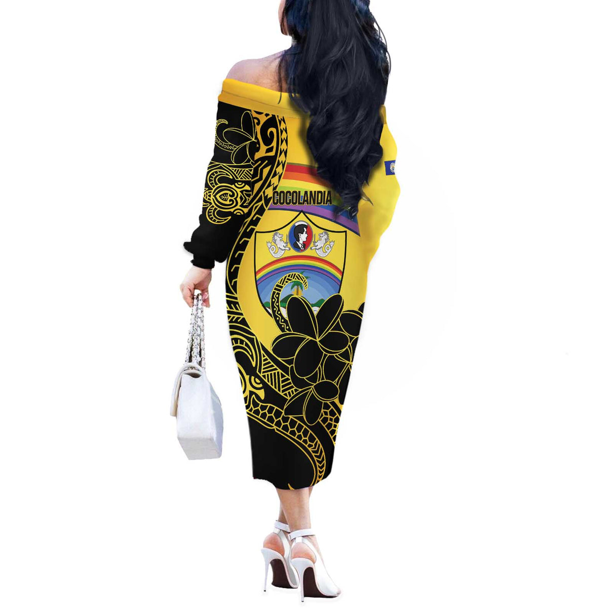 Quezon Province Off The Shoulder Long Sleeve Dress Cocolandia Philippines Turtle
