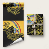 Quezon Province Wrapping Paper Cocolandia Philippines Turtle LT14 58" × 23" Gold - Polynesian Pride