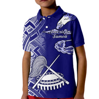 Polynesian Pride American Samoa Kid Polo Shirt July 4 Independence Day LT14 Kid Blue - Polynesian Pride