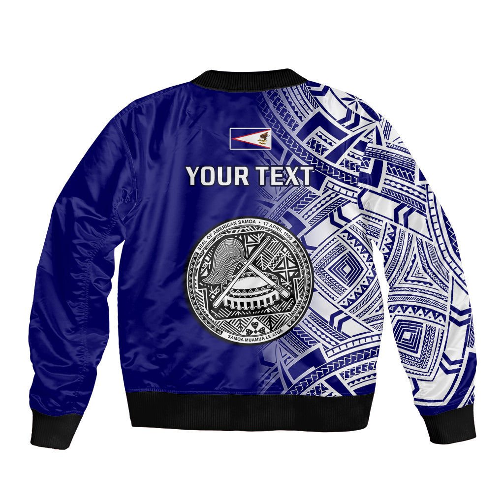 Personalised American Samoa Bomber Jacket July 4 Independence Day LT14 - Polynesian Pride