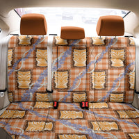 Aloha Hawaii Tiki Palaka Motifs Back Car Seat Cover Honohono Lei Orange Elegant Vibes LT14 - Polynesian Pride