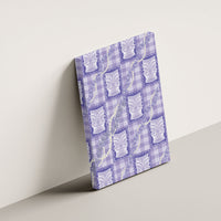 Aloha Hawaii Tiki Palaka Motifs Canvas Wall Art Honohono Lei Purple Elegant Vibes LT14 - Polynesian Pride