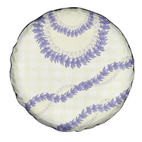 Hawaii Honohono Palaka Motifs Spare Tire Cover Hawaiian Orchid Lei LT14 - Polynesian Pride