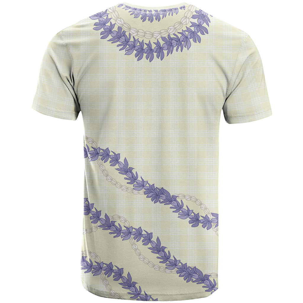Hawaii Honohono Palaka Motifs T Shirt Hawaiian Orchid Lei LT14 - Polynesian Pride