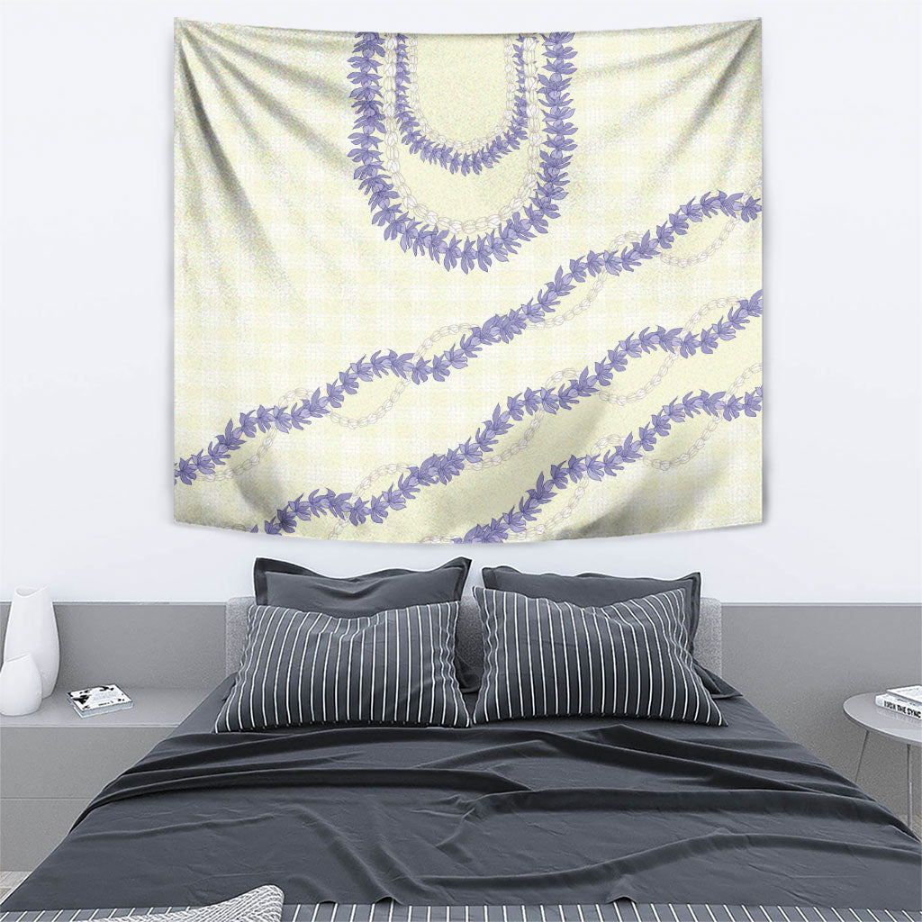 Hawaii Honohono Palaka Motifs Tapestry Hawaiian Orchid Lei