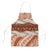 Aloha Hawaii Mikioi Lei Apron Beige Tropical Flower Pattern - Polynesian Pride