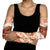 Aloha Hawaii Mikioi Lei Arm Sleeves Beige Tropical Flower Pattern - Polynesian Pride
